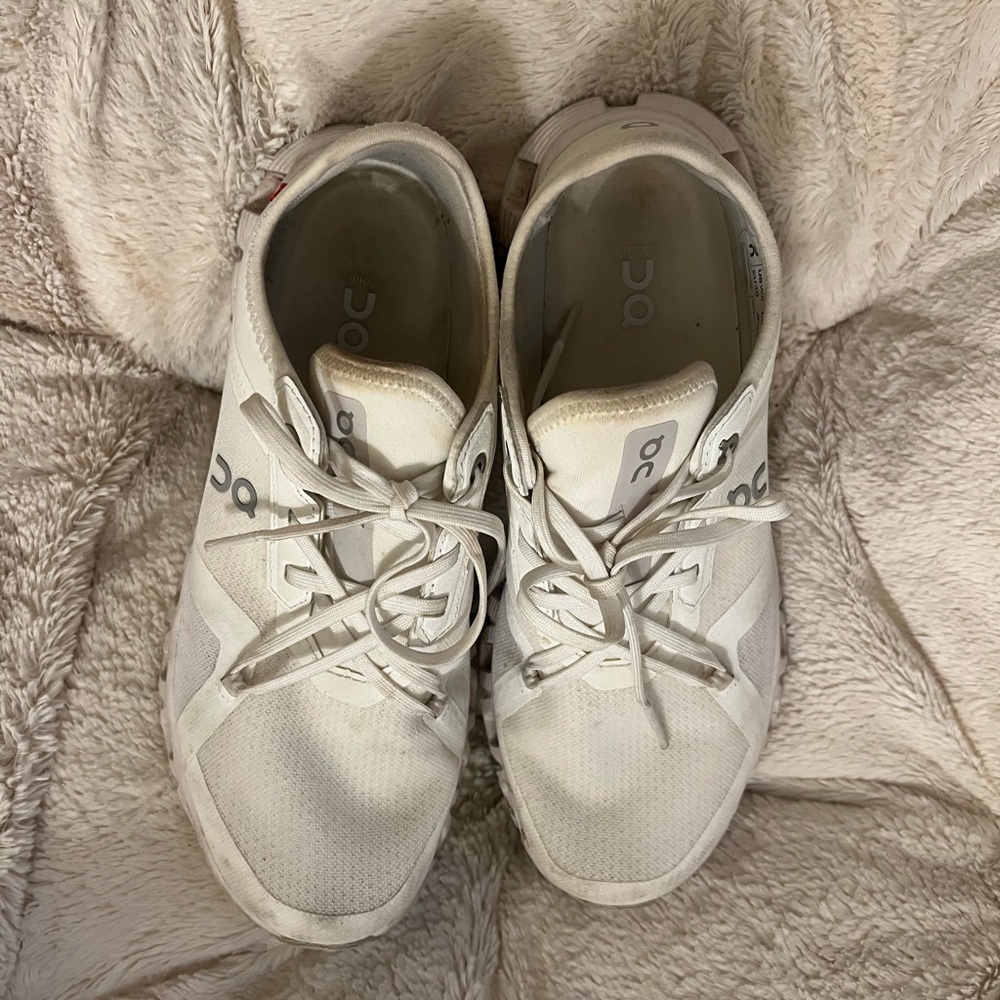 On Running Women's White Athletic Shoes
